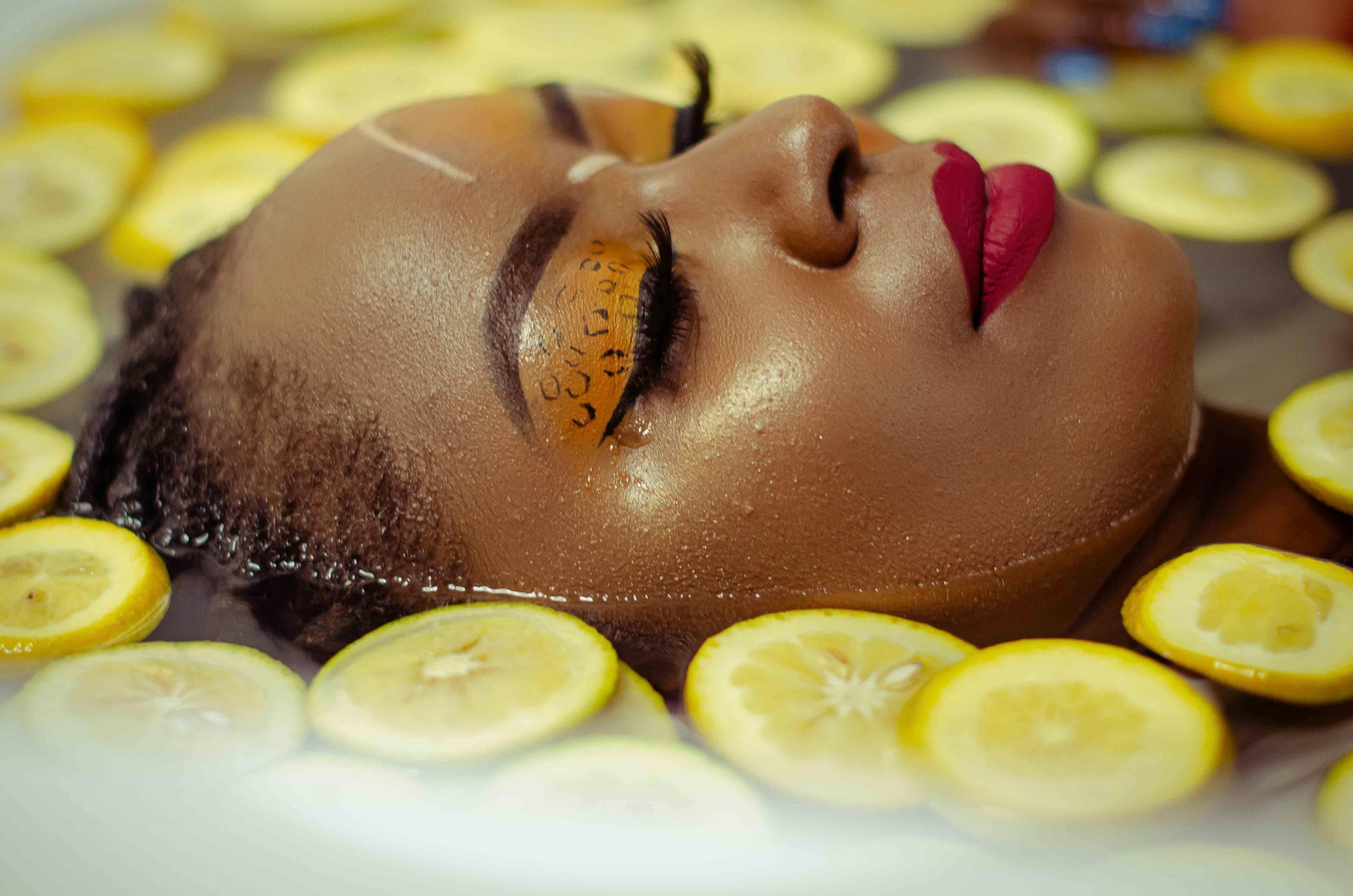 Guest relaxing during a spa ritual
