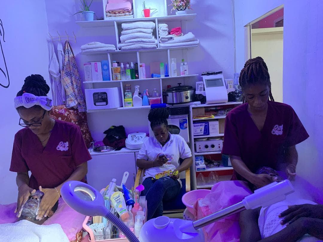 Graduates celebrating progress in the training program.